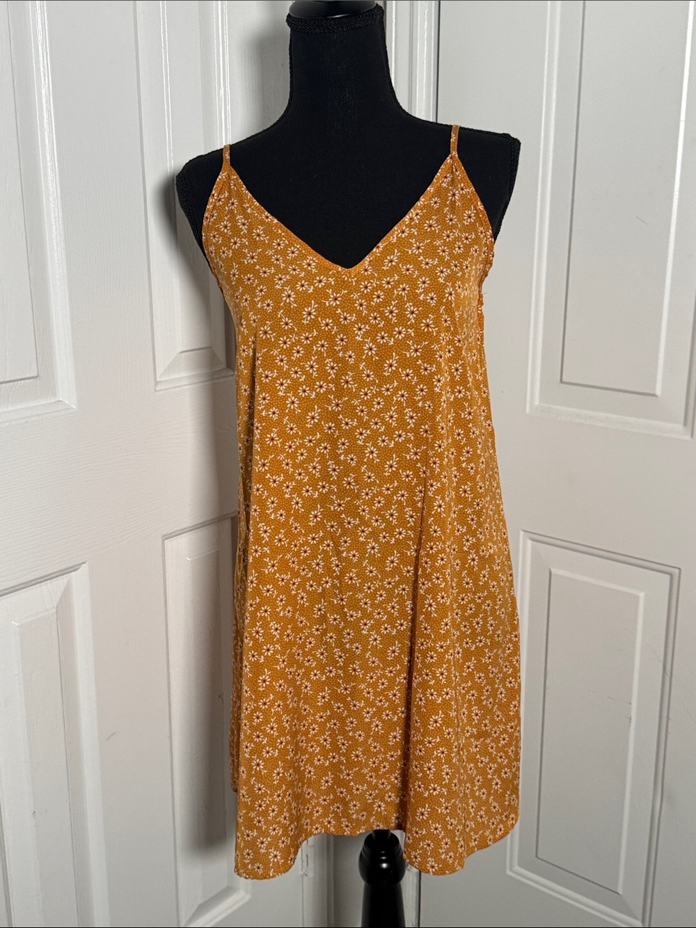 Yellow Floral Cami Dress